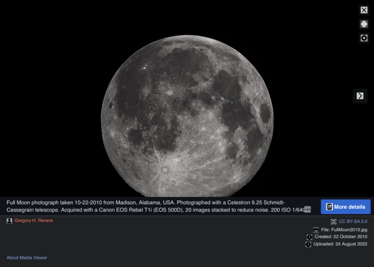 FullMoon2010 - Moon - Wikipedia | PDF