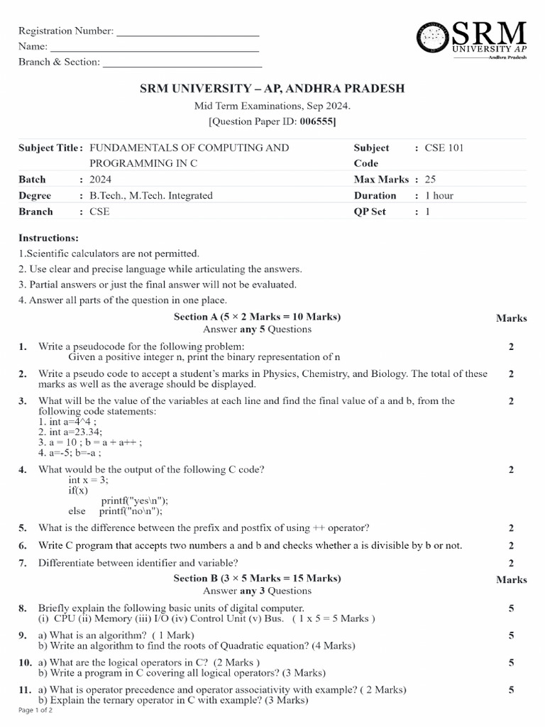 C - 1 | PDF