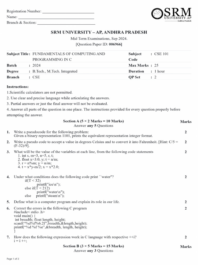C - 2 | PDF