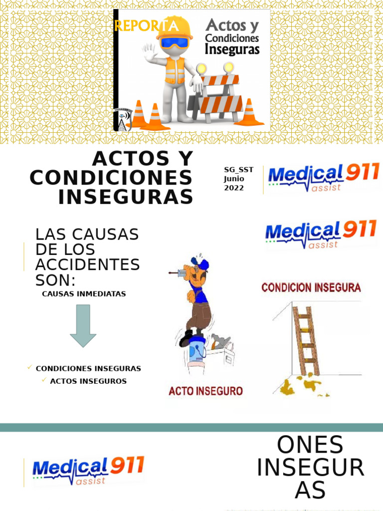 Condiciones y Actos Inseguros | PDF