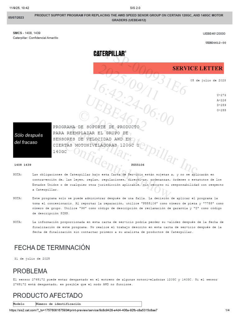 SIS w93 Sensores | PDF