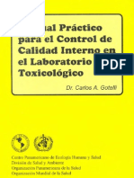 Controles de Calidad en Lab Oratorios Toxicologicos