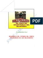 Perfil Psicologico Del Secuestrable y El Delincuente 06-01