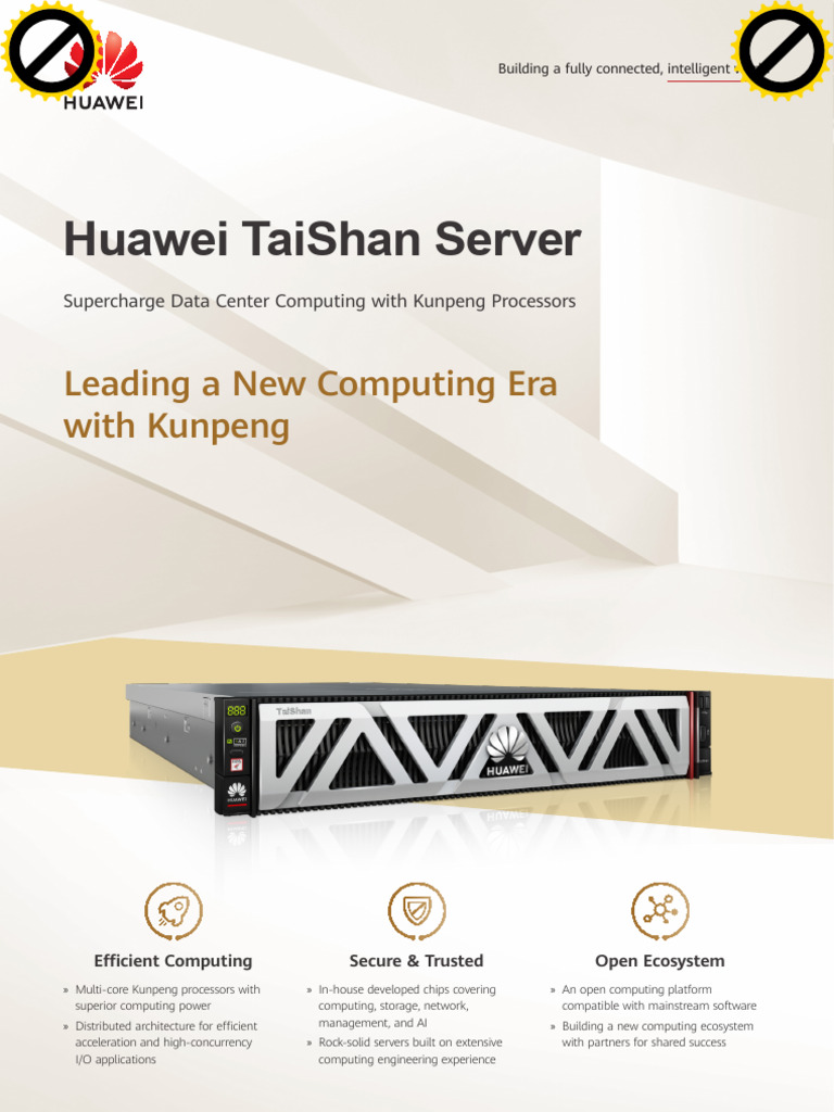 Huawei TaiShan Server Overview | PDF | Solid State Drive | Computer Data