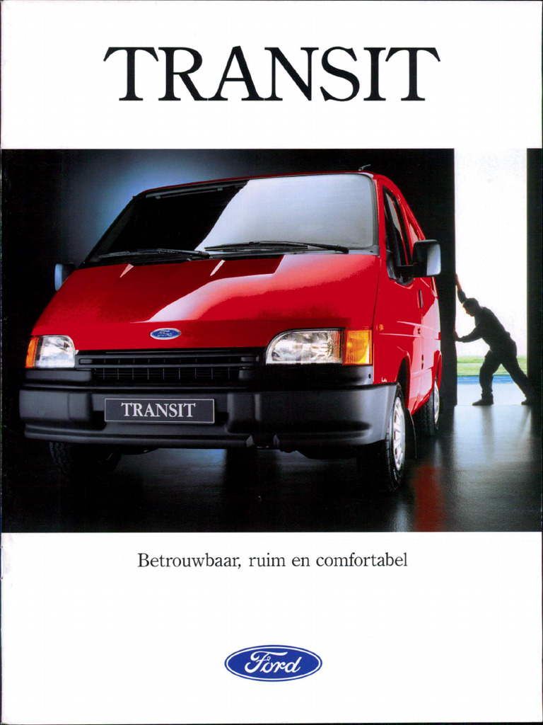 Ford Transit MK4 Originalprospekt 1994 Niederlaendisch | PDF