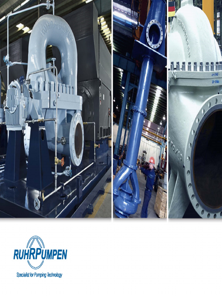 Ruhrpumpen Vertical Pump Training Guide | PDF | Pump | Bearing (Mechanical)