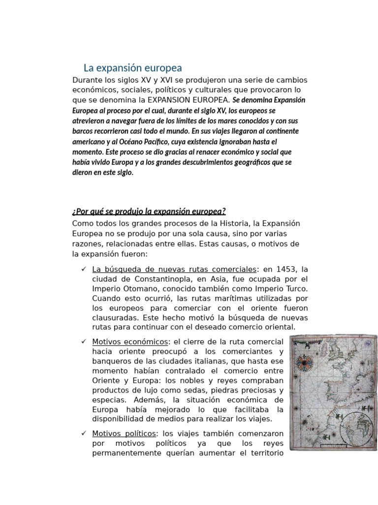 Proceso de la Expansión Europea | PDF | Europa