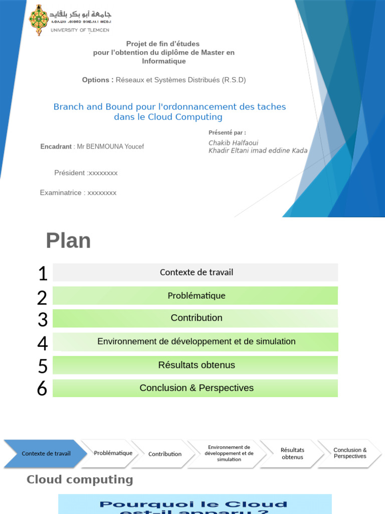 Ordonnancement des tâches dans le Cloud | PDF | Cloud computing ...