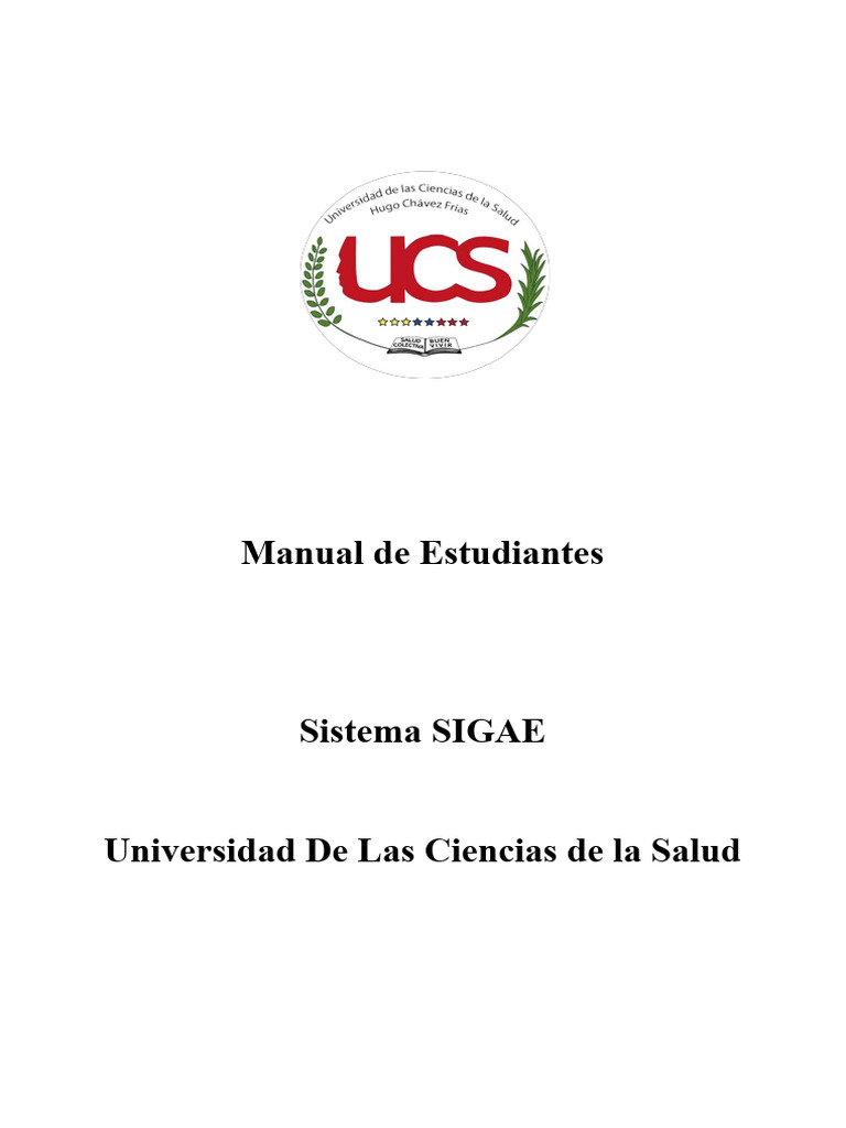 Manual de Uso del Sistema SIGAE UCS | PDF | Usuario (informática ...