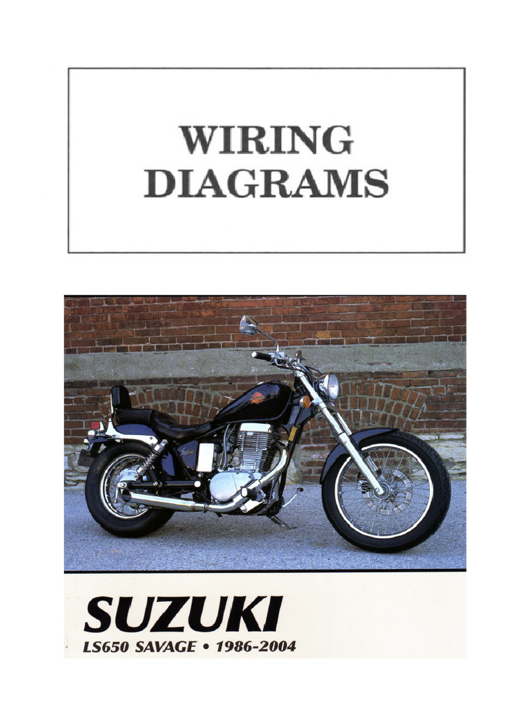 Suzuki Savage Wiring Diagrams 1986 - 2004 | PDF