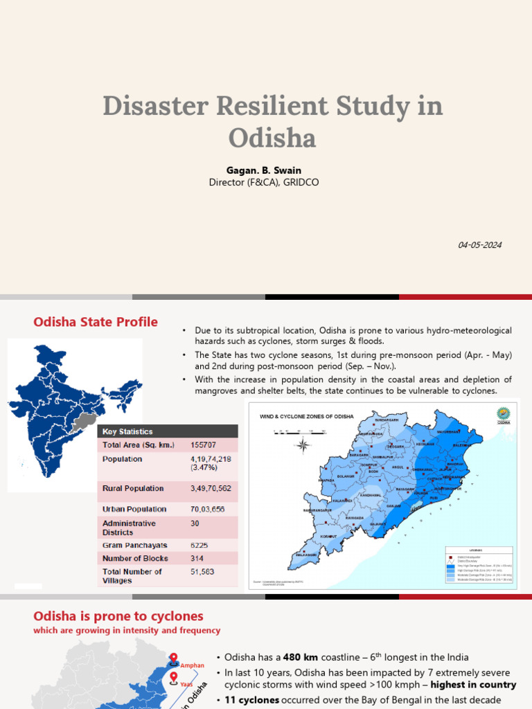 Odisha Cyclone Resilience Study Report | PDF | Emergency Management ...