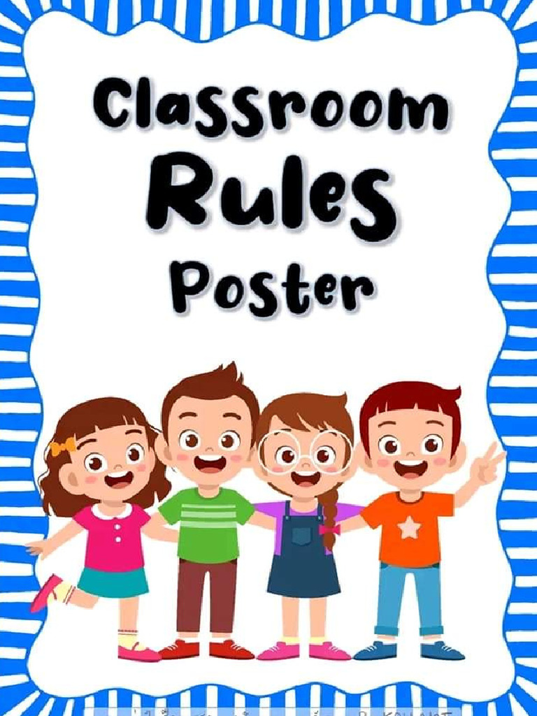 Classroom Rules Poster | PDF
