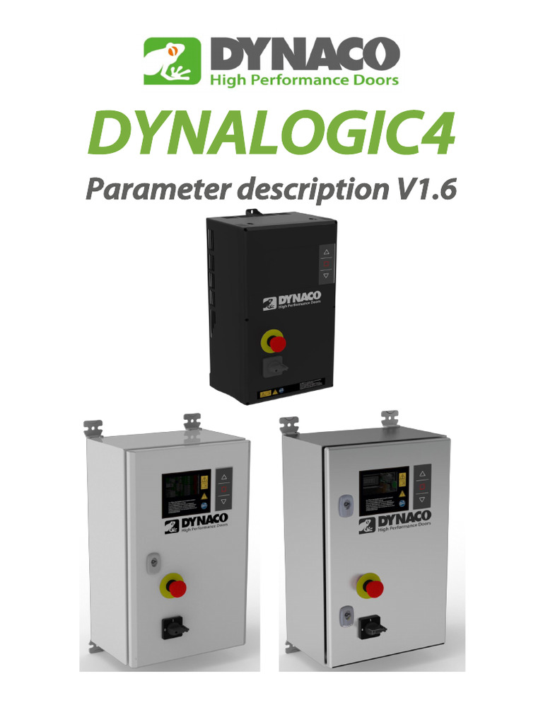 DYNALOGIC4 Parameter Guide V1.6 | PDF | Parameter (Computer Programming ...