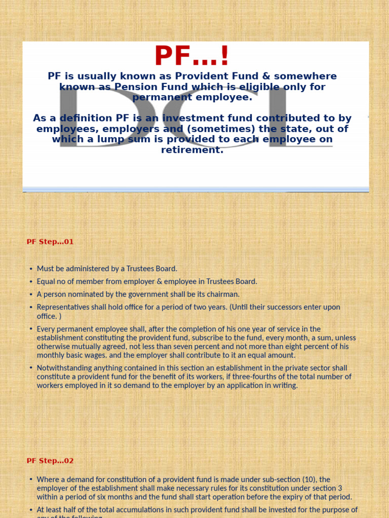 Proposed PF Policy | PDF | Employment | Business