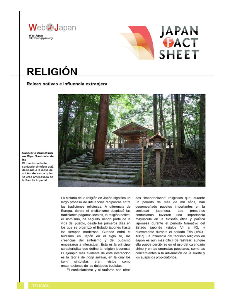 Es20 Religion | PDF | sintoísmo | Espiritualidad