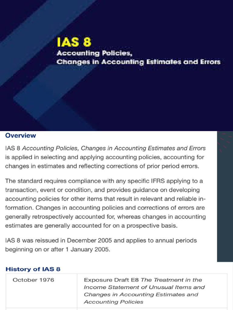 IAS 8 Note 1 | PDF