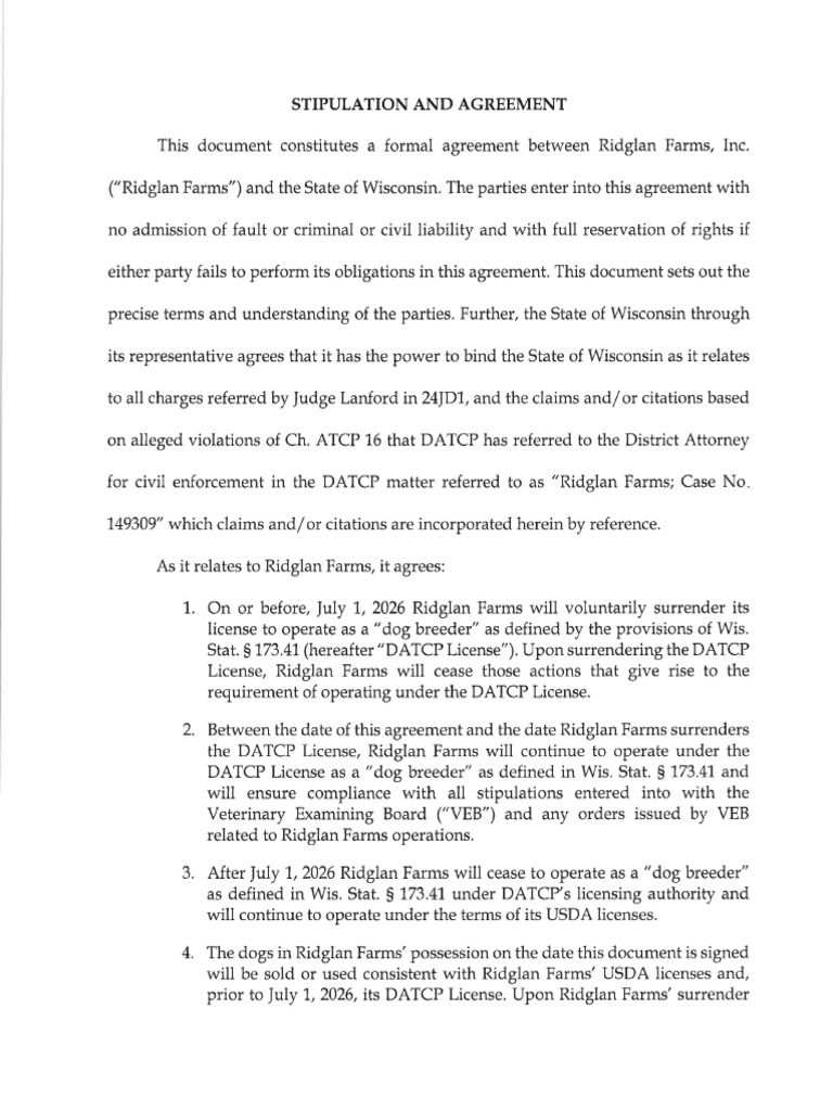 Signed Stipulation | PDF