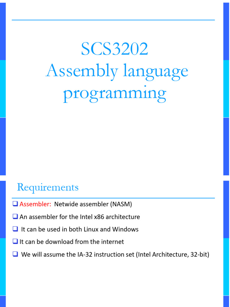 Assembly Language Programming Guide | PDF | Assembly Language | Software