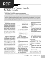 Download Article - Impact Factor of Pharmacy Journals - The Indian Scenario by Timir Patel SN94026759 doc pdf
