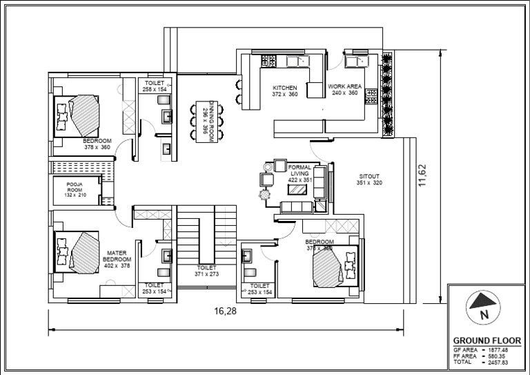 Floor Plan Dimensions and Areas | PDF