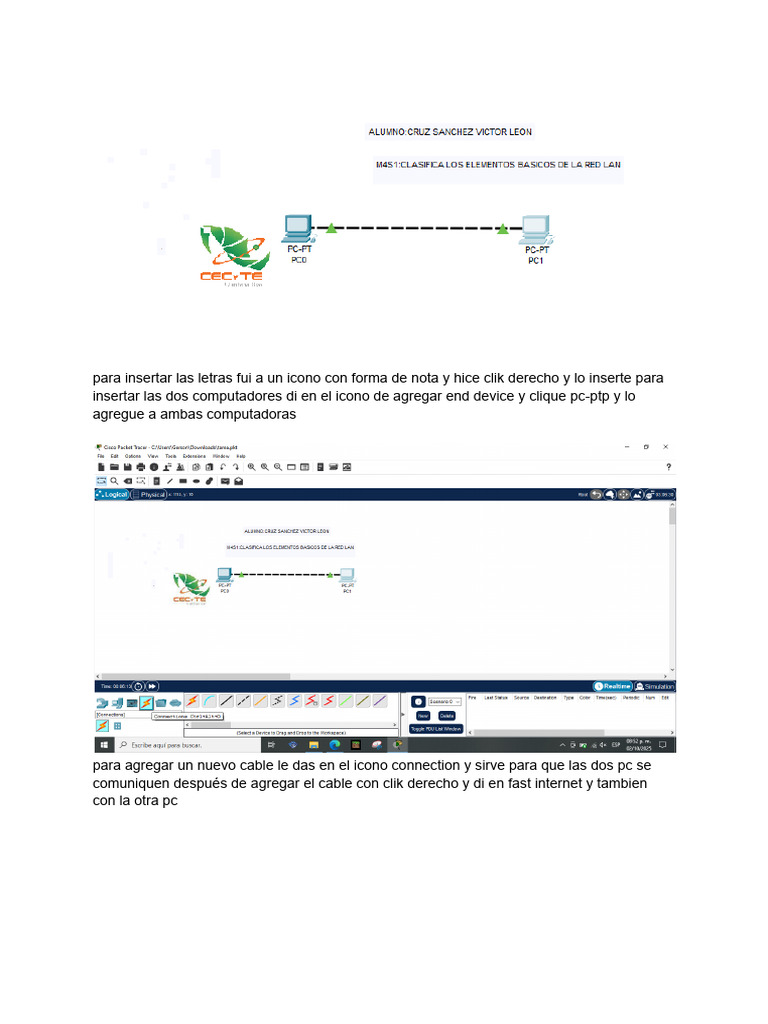 5c Tsmec Cruzsanchez Ms4 s2 | PDF | Enrutador (Computación ...