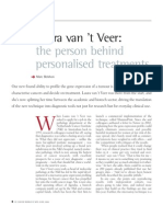 Laura Van 'T Veer:: The Person Behind Personalised Treatments