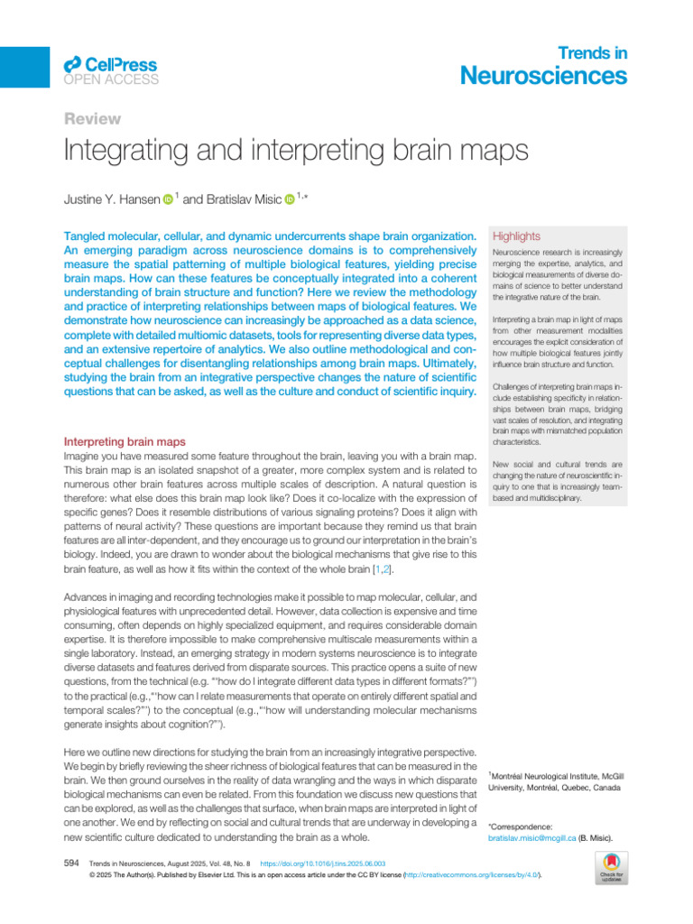 Pi Is 0166223625001249 | PDF | Brain | Cerebral Cortex