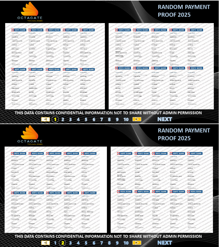 Octagate Bank Details 2025 | PDF
