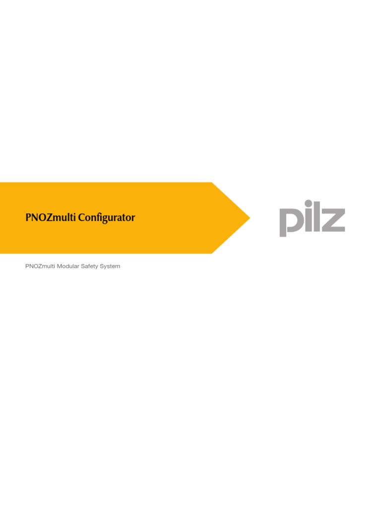 Pilz PNOZmulti Get Started 20885-En-05 | PDF | Icon (Computing) | Switch