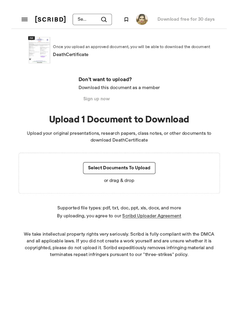 Upload A Document - Scribd | PDF