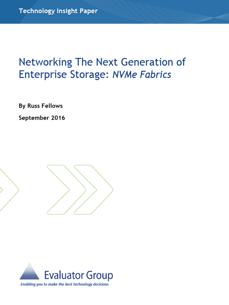 NVMe Fabrics: Next-Gen Storage Solutions | PDF | Solid State Drive ...