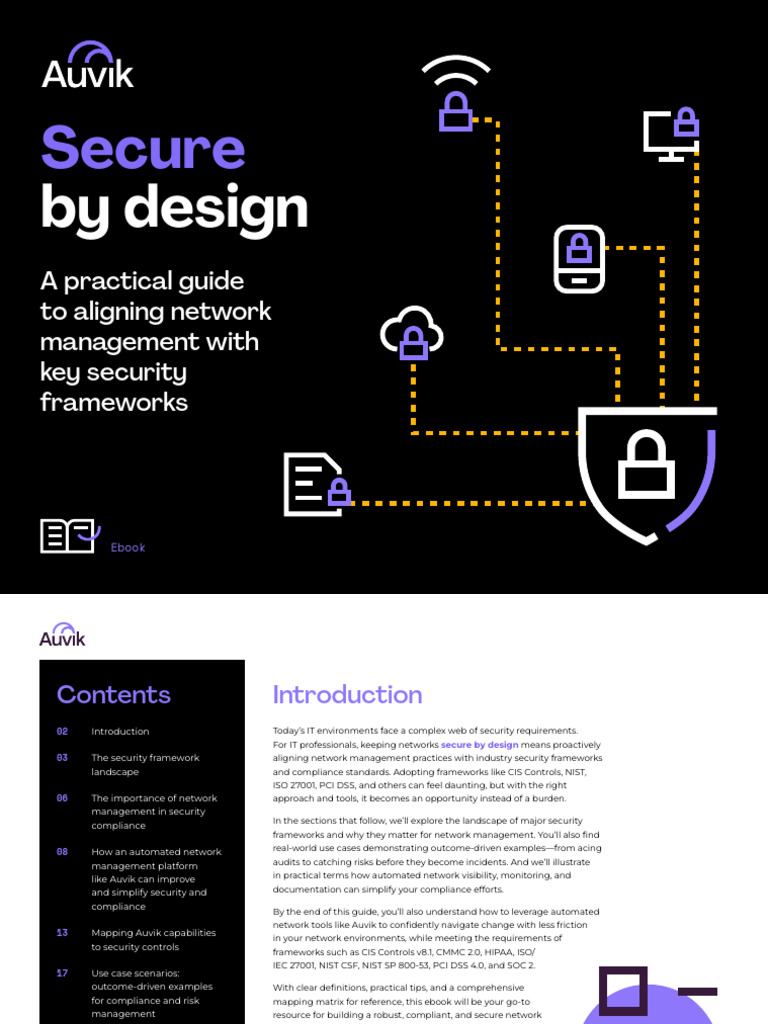Aligning Network Management with Security Frameworks | PDF | Computer ...