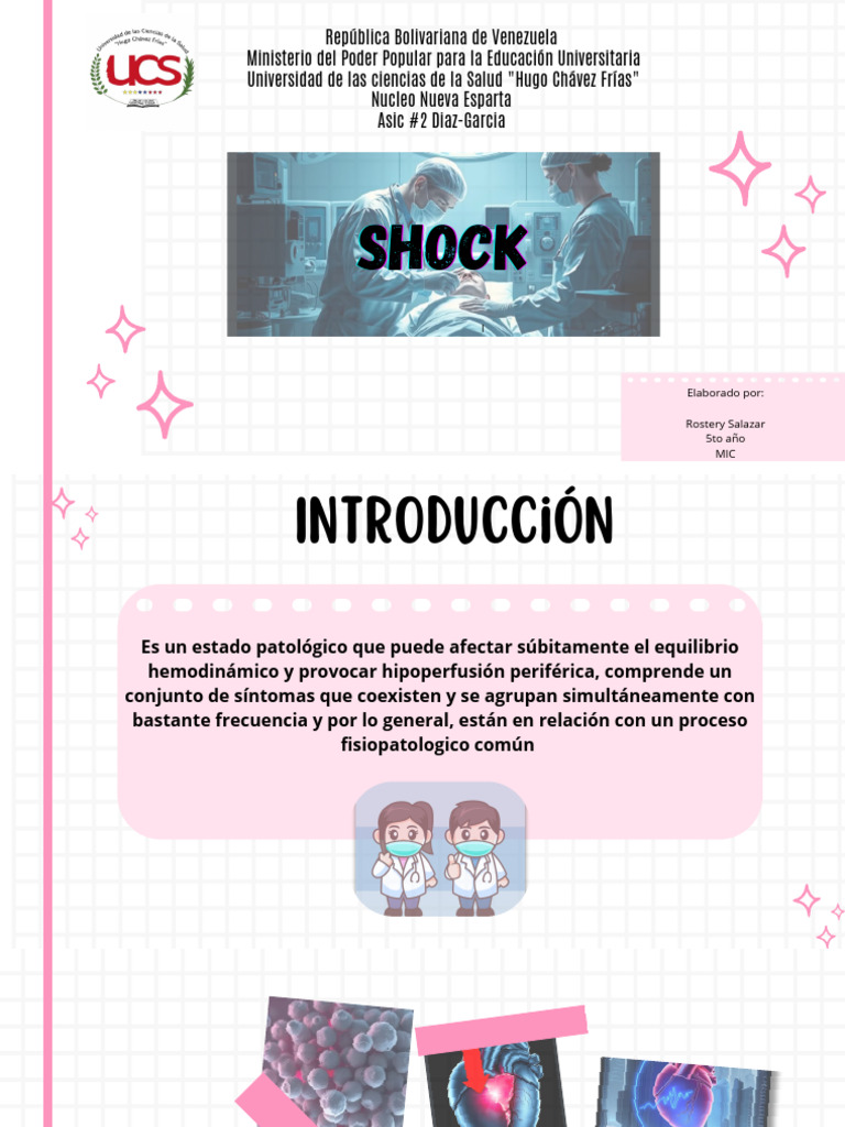 Tipos y Tratamientos del Shock Médico | PDF | Choque (circulatorio ...