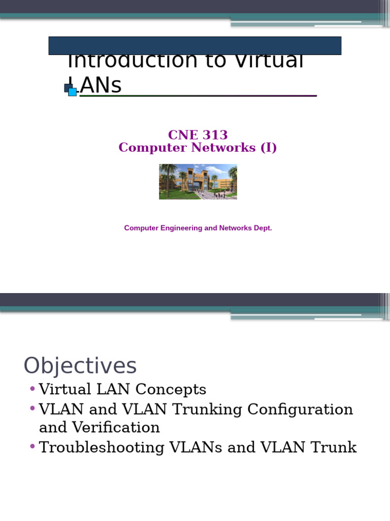 Virtual LANs: Concepts and Configuration | PDF | Network Switch ...