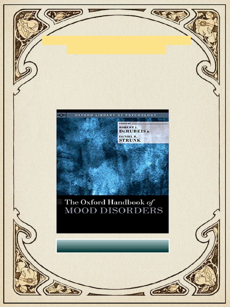 (eBook PDF) The Oxford Handbook of Mood Disorders available any format ...