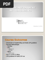 HSMN Healthcare Payment Methodologies