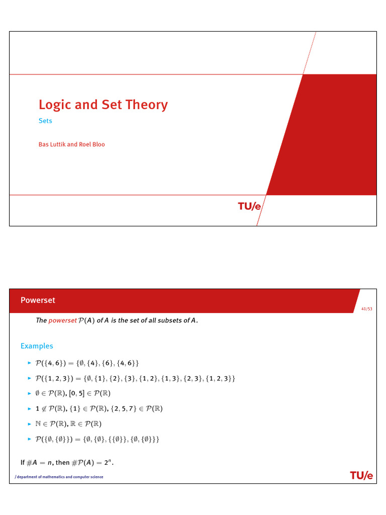 Sets 3 | PDF | Mathematical Proof | Mathematical Concepts