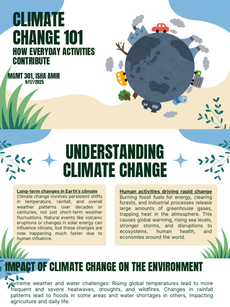 Understanding Climate Change Impact | PDF | Climate Change | Climate ...