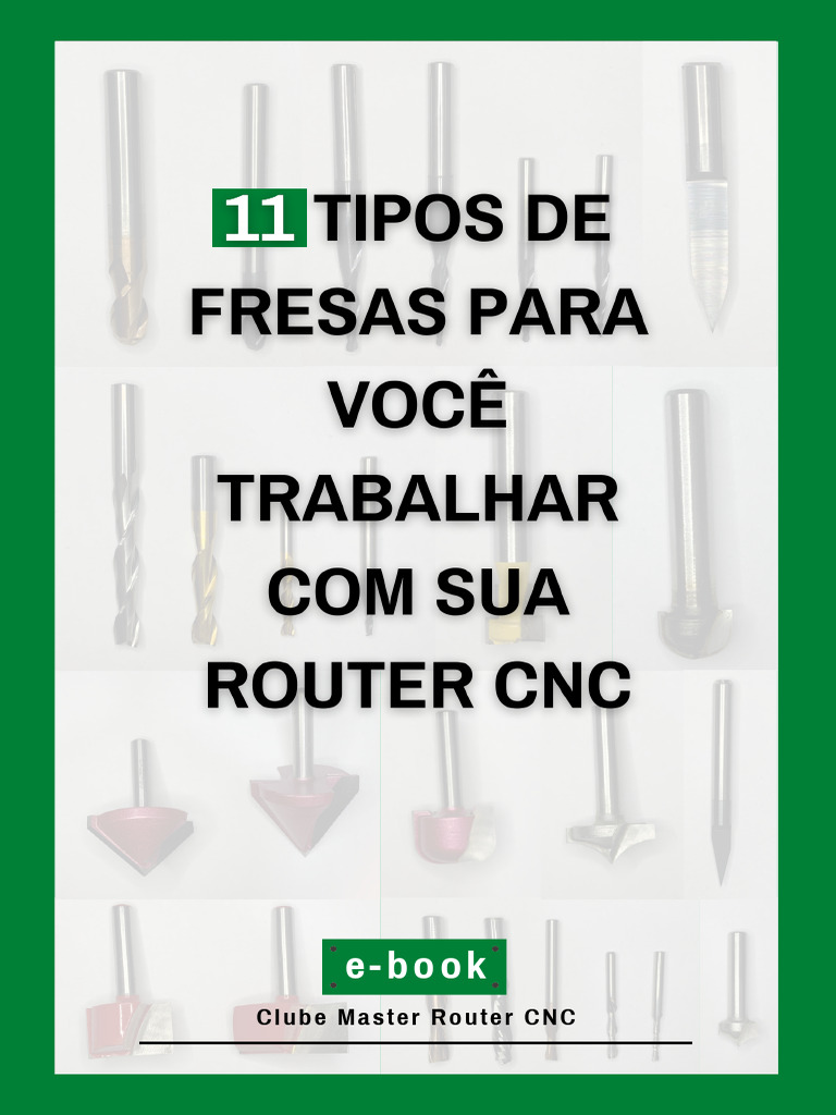 Tipos de Fresas para Router CNC | PDF | Madeira | Materiais