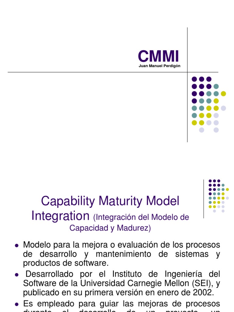 CMMI | PDF | Informática y tecnología de la información | Software