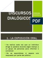 Discursos Dialógicos de Persona A Audiencia