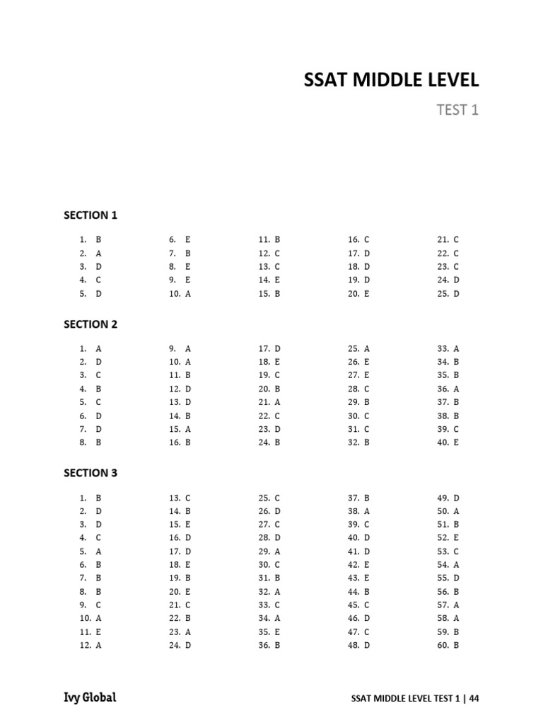 Practice Test 3 Answers | PDF | Chess Theory | Chess