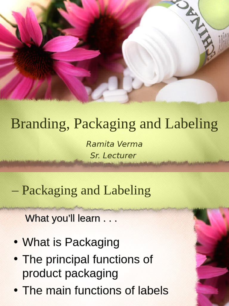 2 CH 31 Sec 2 Packaging and Labeling 2 | PDF | False Advertising
