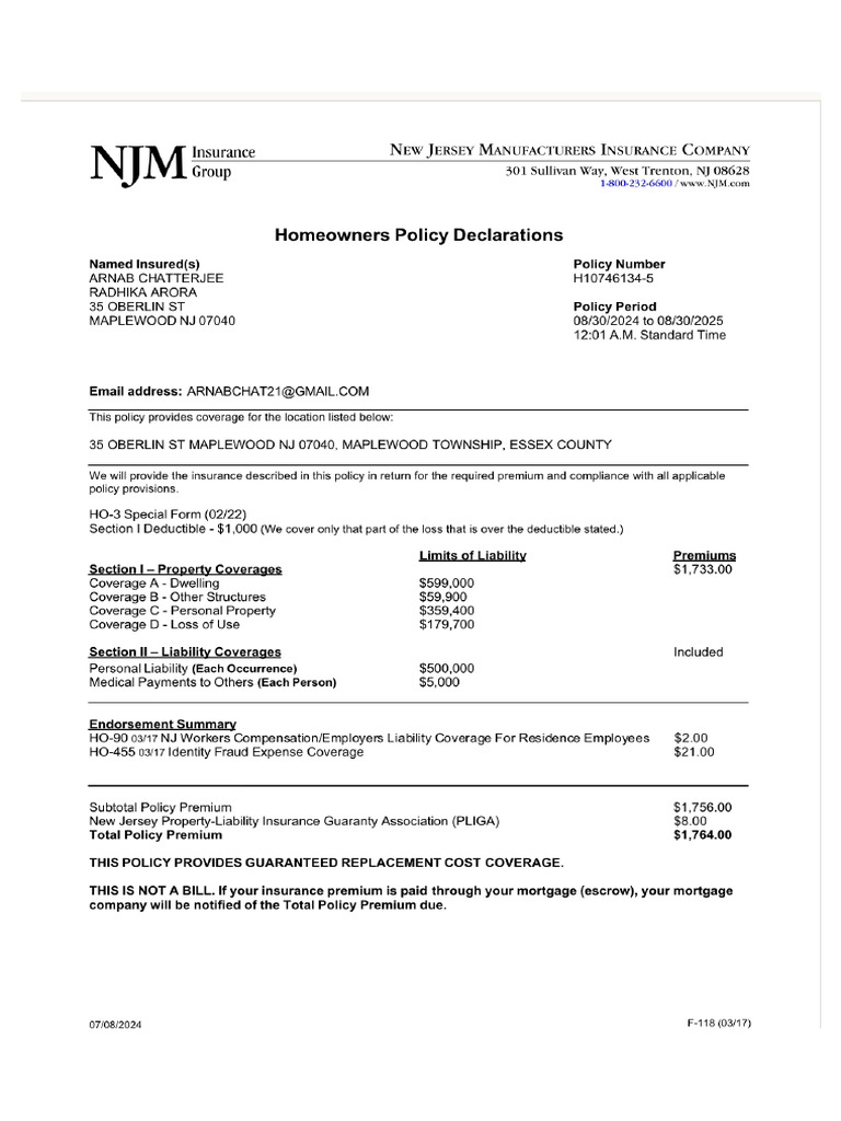 My Home Insurance | PDF