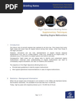 Airbus Handling Engine Malfunctions