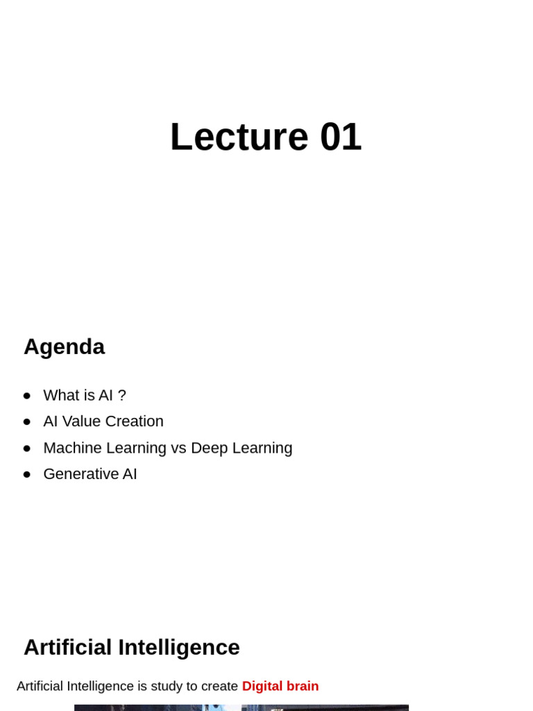 Understanding AI: Value and Types | PDF | Machine Learning | Artificial ...
