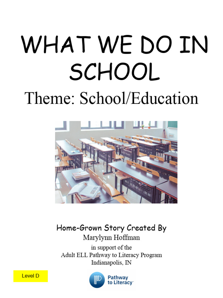 What We Do in School - Printable | PDF
