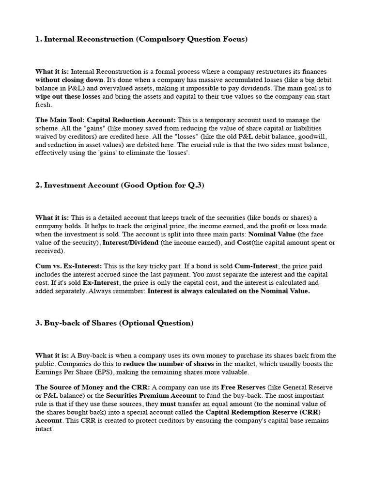 Financial Accounting Notes | PDF | Debits And Credits | Financial Economics