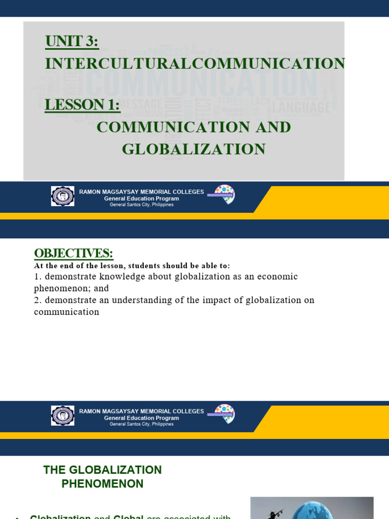 Globalization's Impact on Communication | PDF | Globalization | Trade