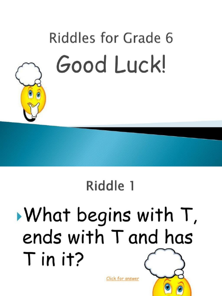 Riddles | PDF